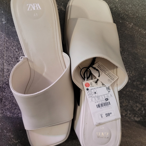 White Zara Heels - Picture 2 of 3